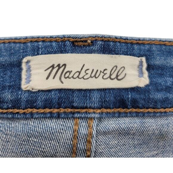 Madewell Curvy High-Rise Distressed Skinny Jeans: Drop Step-Hem Edition Size 27 - Picture 4 of 8